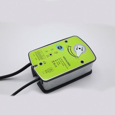 China Contemporary Electric Wire 12v DC Motor 24v Air Duct HVAC Control Spring Safety Damper Low Speed Return for sale