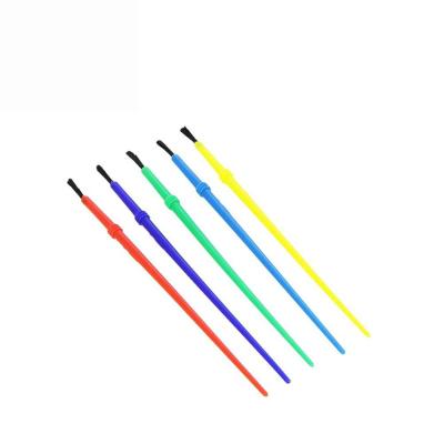 China Factory Direct Sales 6pcs Paint Round Artist Brushes Shape Nylon Hair Paint Brushes For Kids for sale