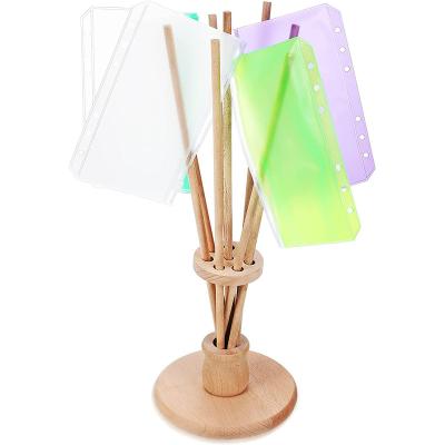 China Sustainable Freezer Bag Cup Drying Rack Silicon Drier Bag With Bamboo Dryer Rack for sale