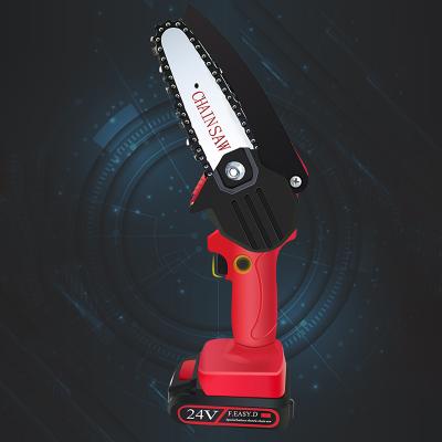China Wood Saw 550W Portable Handheld Electric Tree Cut Cordless Chainsaw Battery Mini Chainsaw Motosierra Electrica For Wood for sale