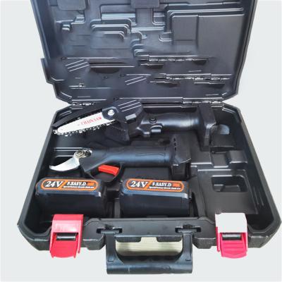 China Wood Saw 18Cm Motor Shears Mini Electric Chainsaw Brushless Cordless Portable Chainsaw For Wood Cutting for sale
