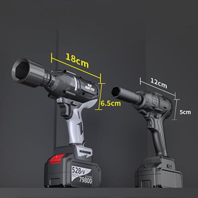 China Power Set Cordless Brushless Electric Cordless Impact Wrench Heavy Duty 20V Brushless Impact Wrench Kit With Battery for sale