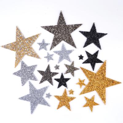 China 3D Custom Rhinestone Sparkly Star Patch Star Crystal Patch for Clothing for sale