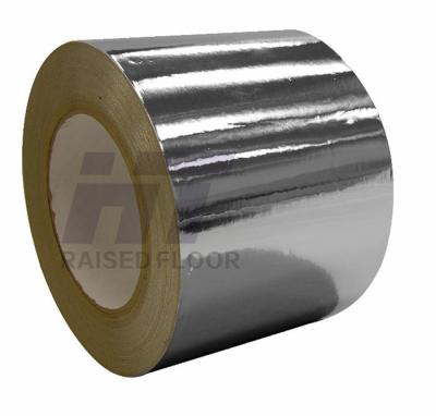 China Waterproof Reinforced Aluminium Foil Tape Anti Rust For Raised Floor Cut Edge Side for sale