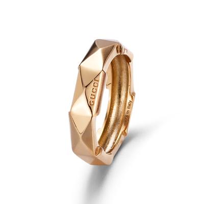 China European and American jewelry fashion version couples water chestnut wide ring of each other double GG offers a lot of discounts for sale