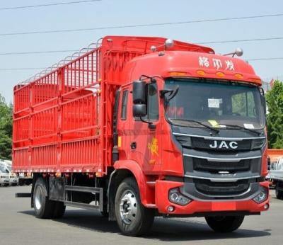 China Mittlerer Brown 220 LKW JAC Geerfas A5L Pferdestärken-4X2 6.8M Warehouse Gate Dump zu verkaufen