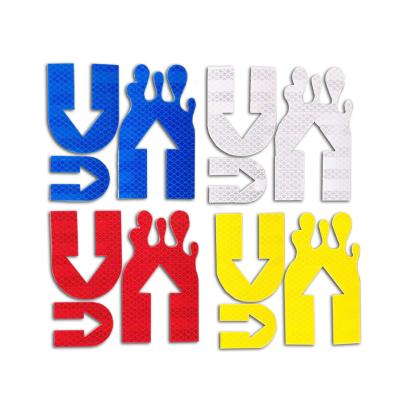China 500pcs Reflective Tape Stickers 48 X 95mm For Car Truck for sale