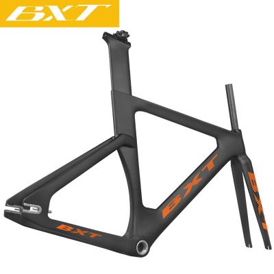 China EPS Tech Carbon Track Frame 700C Fixed Speed Bicycle Frameset Cycling Hard Tail Road Frames Air System Raw Material Chinese Hot Sale for sale