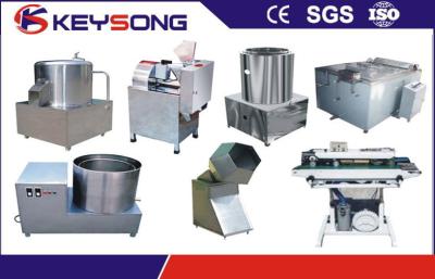 China Máquina das microplaquetas de batata da pequena escala, linha de produção congelada equipamento das batatas fritas à venda