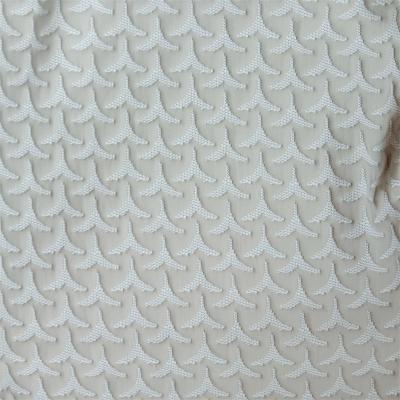 China Stretch Mattress Fabric Pattern Jacquard 100% Polyester T Shaped Fabric for sale