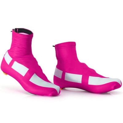 China Polyester Spandex Cycling Cycling Shoe Cover With Back Zipper for sale