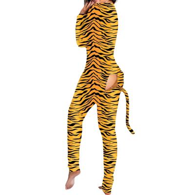 China Active Workout Wear Rompers 2021 Breathable Jumpsuit Women Sports Long Sleeve Fitness Printed Jogger Jumpsuits for sale