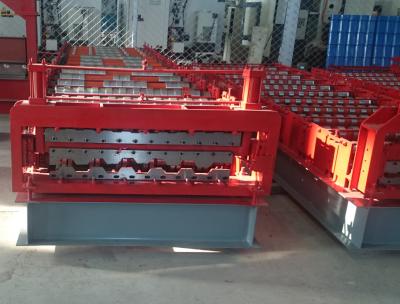China Folha do telhado da dupla camada do material de construção que faz a máquina, rolo do corrimão que forma a máquina à venda