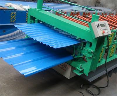 China Rolo de condução Chain da dupla camada que forma a máquina 1200 da bobina milímetros de alimentação da folha à venda
