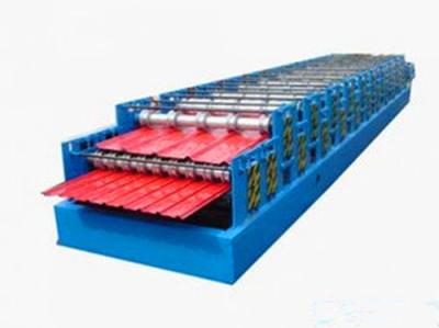 China Rolo durável da dupla camada que forma a chapa metálica da máquina que forma o equipamento à venda