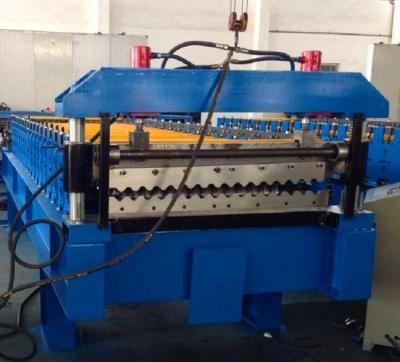 China Moldee forjar la cadena de producción de la hoja de la máquina/del tejado del cortador de teja de Currogated 5,5 kilovatios del poder en venta