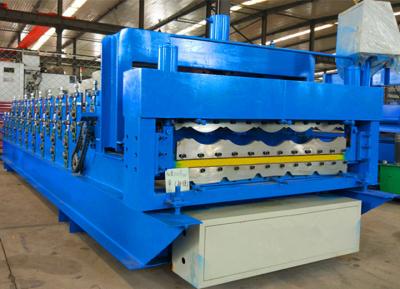 China 5.5kw gegalvaniseerde 6m/Min Corrugated Metal Roofing Machine Te koop