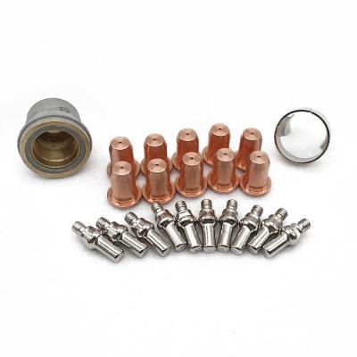 China Cutting torch Esab pt60 plasma parts electrode 52582 and nozzle for sale