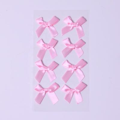 China Waterproof+Eco-friendly Fabric tape ribbon stickerbowknot weaving sticker for sale