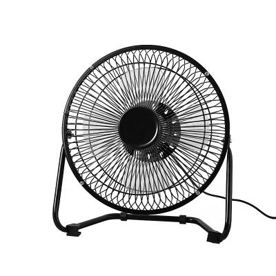 China New Model Metal Fan Wholesale Office Dormitory Mini Fan Desktop Mental Small 4 Inch USB Fan Manufacturer for sale
