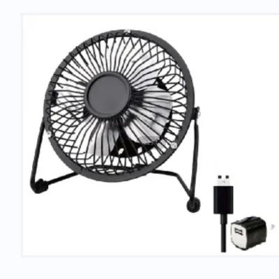 China 2023 Fashionable Hot Selling Metal Air Cooling Desktop Table 6 Inch Iron Frame Mini Portable USB Fan Computer Fan for sale