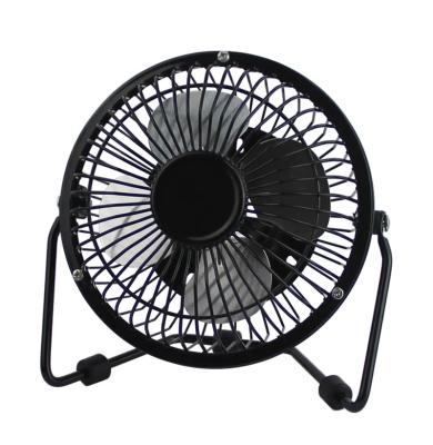 China Metal RoHS Approval Portable USB Mini Desk Bedroom Student Dormitory USB Fan for sale