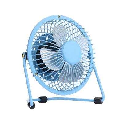 China Metal Metal Shape USB Quiet New Design Easy Operation Mini Desktop Table Fan for sale