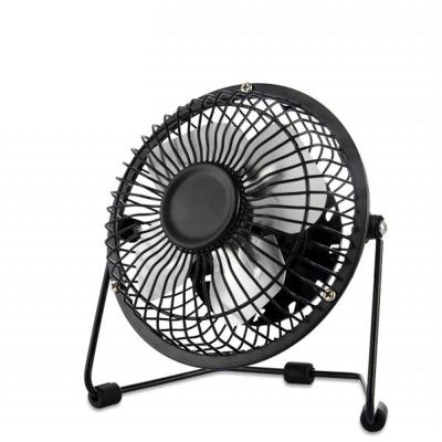 China Metal Home Appliance USB Desktop Metal Fan Mini Fan Standing Fan For Air Cooling for sale