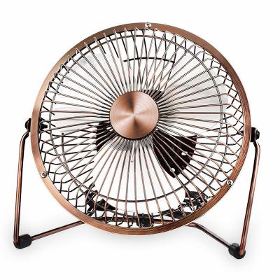 China Portable Student Dormitory Cooling Desktop Mini Metal USB Fan Laptop Desk Fans Mini for sale