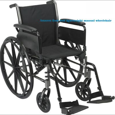 China Swing away or elevate wheelchair high quality manual portable folding disabled older home user outside lightweight footrest for manual wheelchair for sale