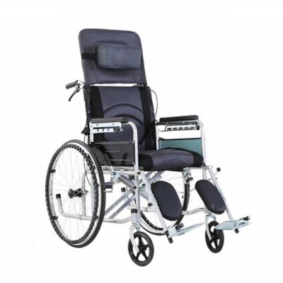 China China Lightweight Breathable Cushion Removable Intensified Foldable Backrest Manual Wheelchair Wholesalers For Handicapped for sale