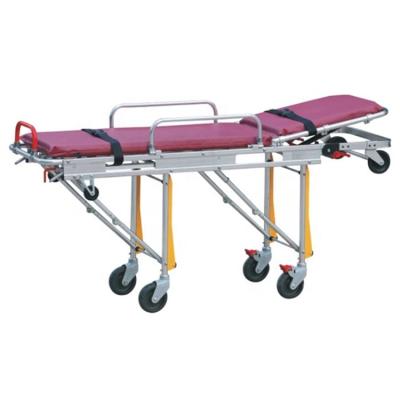 China Save Space Type Patient Transport Hospital Emergency Rescue Stretcher Retractable Stretcher For Ambulance for sale