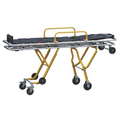 China Backup Space Emergency Medical Equipment OEM First Aid Ambulance Folding Retractable Loading Stretcher for sale