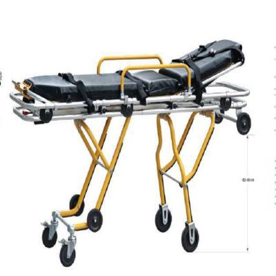 China Save Space Portable Convenient Foldable Emergency Hospital Clinical First Aid Icu Ambulance Trolley for sale