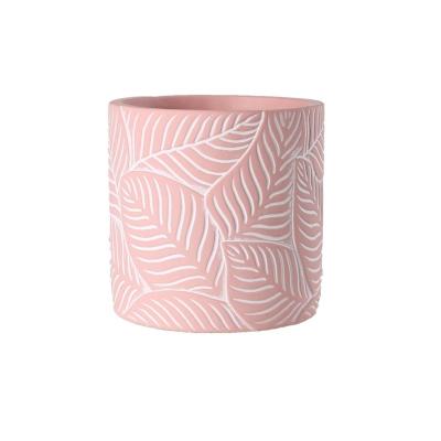 China Art Decor Cement Pot Garden Flower Northern Simple Style Planting Concrete Plant Pots In Garden Flower Pot Garden Supplies for sale