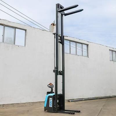 China Powered Walkie Stacker Pallet Jack Truck 3000 lbs Capacity Stand on electric hydraulic forklift for sale