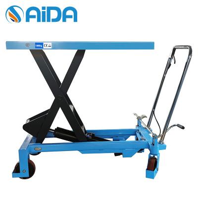 China 1300Mm Max Lift Height Hydraulic Table Lifter 350kg Rated Capacity Easy Foot Operation Te koop