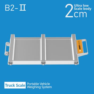 China 10-100 Tons Capacity Square In Motion Axle Scale for Heavy-Duty Applications for sale