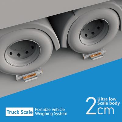 China LCD Display Mobile Truck Scale with Static/Dynamic Weighing Mode and 95*48*6cm Dimensions for sale