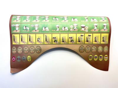 China Customized Automatic Printing Digital Graphic Overlay With REACH Certification for sale
