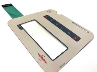 China Pocket Layered Graphic LCD Printing Tactile On Off Switch Foil For Medical Enclosure for sale