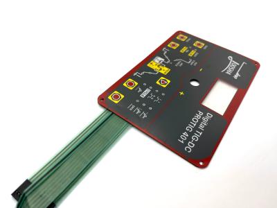 China Autotex Polyester aanpasbare knopschakelaar met ITO Film Design Te koop