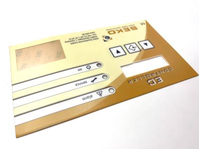 China Back Tinted LCD Window Polyester Surface Mount Tactile Switch With Adhesive Layer for sale
