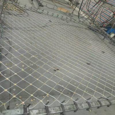 China Plain Weave Slope protection mesh SNS flexible mountain protection netting safety rockfall wire rope barrier for sale