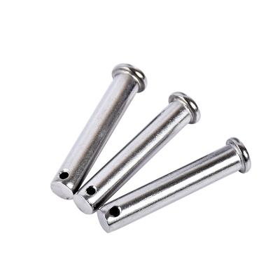 China Pin de horquilla de acero inoxidable de M6 M8 DIN1444 Pin With Hole Flat Head en venta