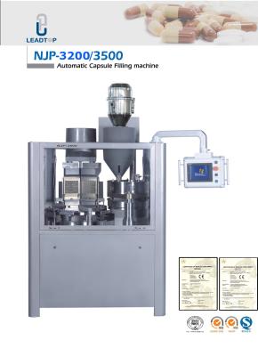 China Máquinas de proceso farmacéuticas de la máquina de rellenar de la cápsula con control del PLC en venta