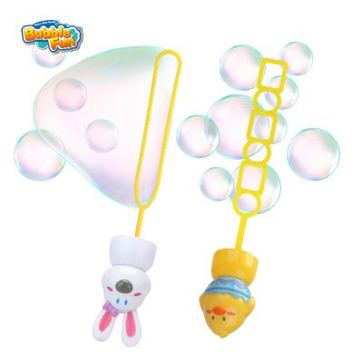 China Small Bubbles Plastic Eggs and Bunny 6 Oz Bubble Wand, 2 Kinds of Asst Stick, Blowing Bubble Toy Outdoor Activity Easter Bubble Toy for Kids for sale