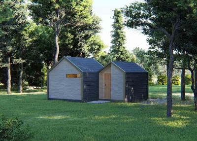 China La casa prefabricada moderna interior de madera contiene 24 casas modulares del dormitorio del metro cuadrado uno en venta