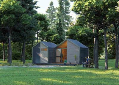 China Acabamiento interior de madera de la casa prefabricada de la madera del centro turístico de vacaciones del Smart Home en venta
