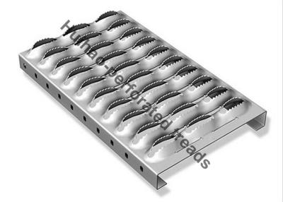 China Reja del puntal de Grtp de los labios del cocodrilo, anchura anti de acero galvanizada de la placa 180m m de la resbalón en venta